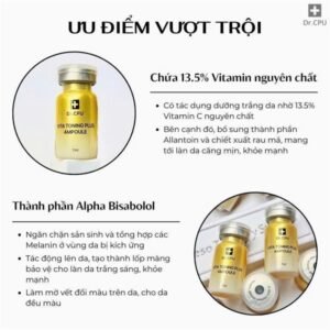 Dr.CPU - Pure Vitamin C 13.5% Vita Toning Plus Ampoule - 7mlx10ea