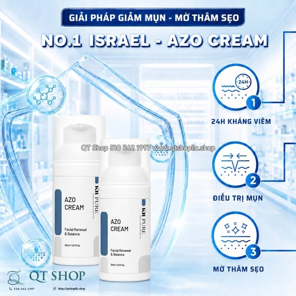 31cd3650db084814b8396b52c042f94b KB Pure - Kem Mụn Azo Cream 30ml - 84$