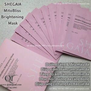SHEGAIA - Mặt Nạ Mitobliss Brightening Mask - 10ea - Hồng - EXP 202903