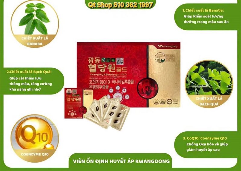 Thuốc Tiểu Đường Kwangdong - 7 hộp nhỏ- KO CÓ HỘP LỚN bên ngoài