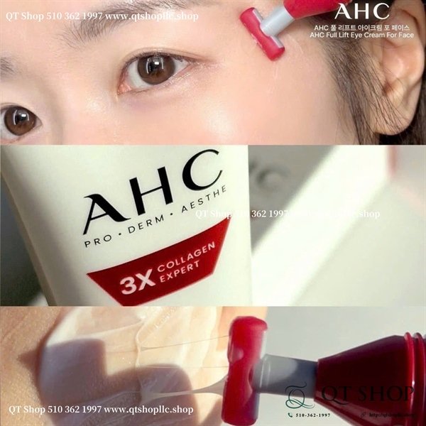 3541d70641b6456e8877366100621146 AHC - Kem Mắt Đỏ 3X Collagen Expert Full Lift Eye Cream For Face - 40ml - EXP 202904