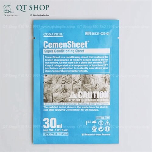Pharmesthetics CONAPIDIL CEMENSHEET: Mask Định Vị xanh Mặt Nạ Thải Độc & Phục Hồi - 1ea