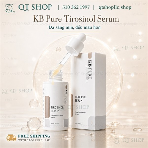 3bd2afa15ff944868f59ca755ca36be5 KB PURE - Serum Trắng Da Tirosinol 30ml - EXP 202903