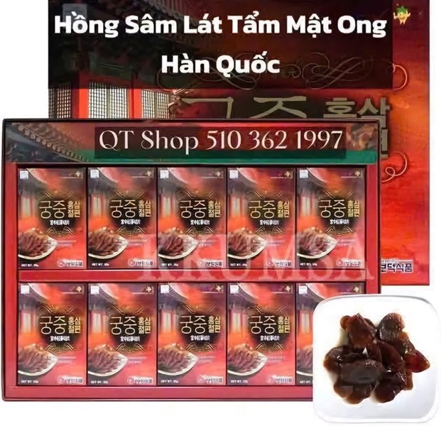 3bdb52b24c0148d78b745f507381505c Sâm Lát Mật Ong Hoàng Cung - 10 gói - 25$ - BỎ HỘP