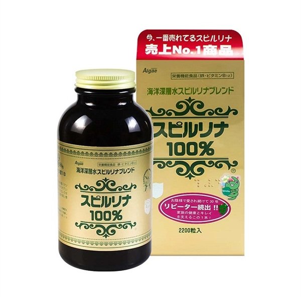 Tảo xoắn Spirulina JP - 2200 V - Japan