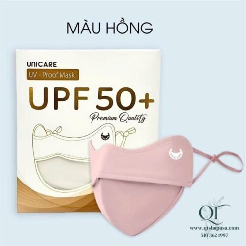 Khẩu Trang Vải Chống Nắng VN - Màu Hồng