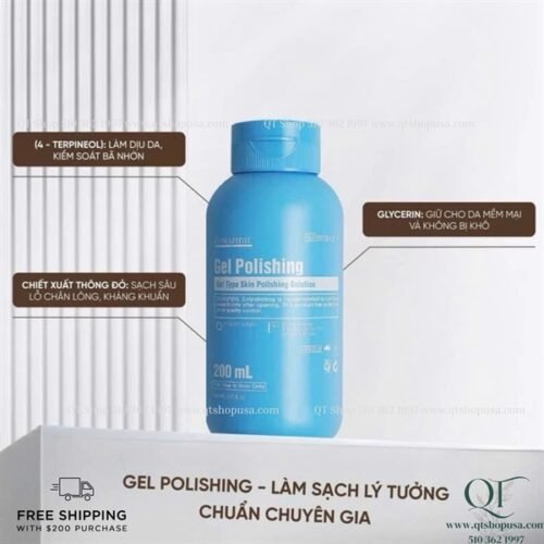Pharmesthetics - Conapidil Gel Polishing Cleanser-200ml - Sữa Rửa Mặt Làm Sạch Sâu, Dịu Nhẹ Cho Làn Da Nhạy Cảm