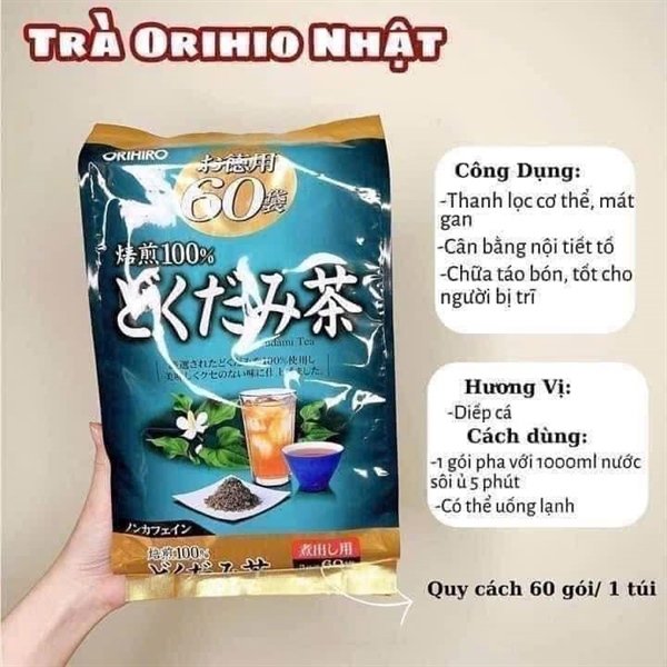 Trà Diếp Cá Dokudami - 60 gói - Japan EXP 20280612