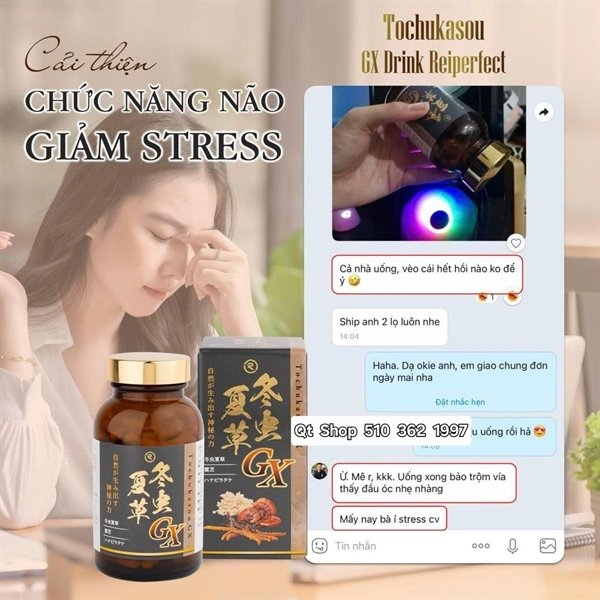 Viên uống Đông Trùng Tochukasou Gx Reiperfect - Hộp 150 viên - EXP 202804