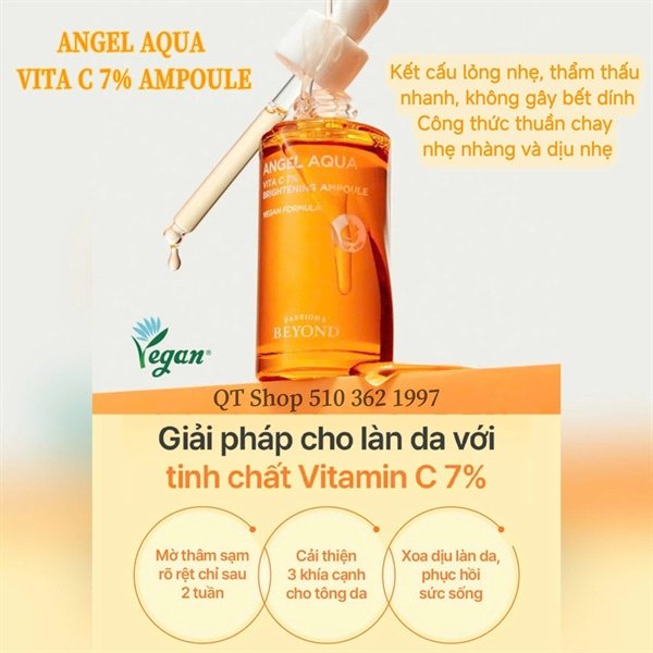 Angel Aqua Vita C 7% Brightening Ampoule 30 ml