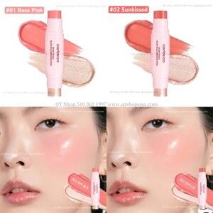 Thỏi má hồng 2 đầu Coringco Glow Touch Rouge - Màu #02 Sunkissed