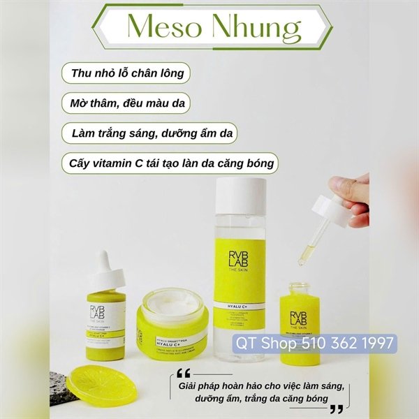 RVB LAB - Meso Fill - Meso Nhung Vitamin C Kem - 50ml