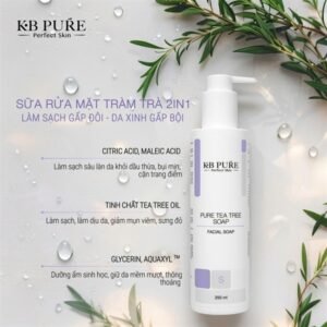 447f6d9736cb464db14fca5284fa2f49 KB Pure - SRM Sữa Rửa Mặt Tea Tree - 250ml