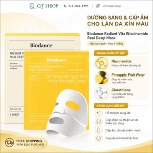 BIODANCE - Mặt Nạ Thạch Radiant Vita Niacinamide Real Deep Mask - VÀNG - 4ea - EXP 202903