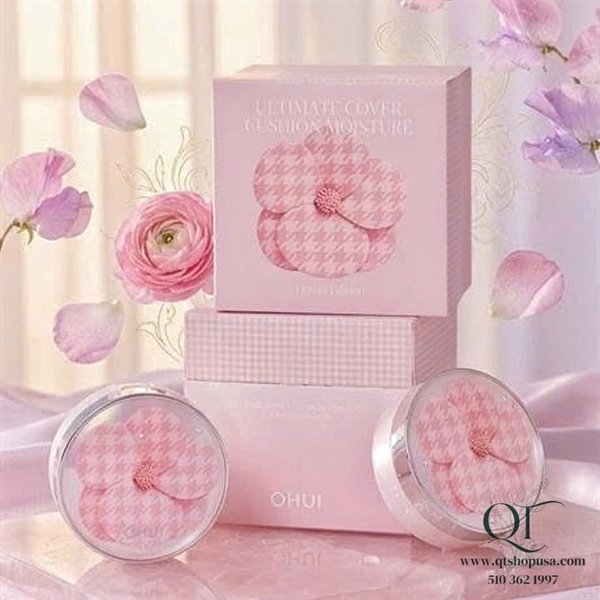 48b0796f2e9b4f70a5c82726ef030de3 OHUI - Ultimate Cover Cushion Moisture Flower Edition LIMITED 2026 - 15g + 2 lõi refill x 15g - EXP 202903