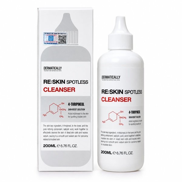 BBS - SRM Sữa Rửa Mặt Dermatically Reskin Spotless Cleanser 200ml - Da Dầu Mụn - EXP 202801