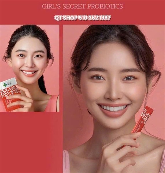 Body Plus Girl's Secret Probiotics - Men detox phụ khoa lợi khuẩn 2g x30ea - EXP 202705