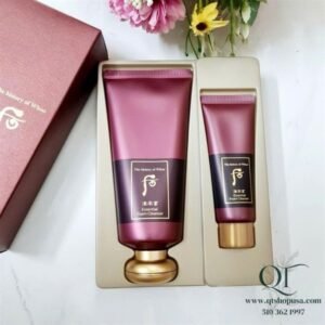 WHOO - SRM Sữa Rửa Mặt Whoo Đỏ - 180ml + 40ml - EXP 202902