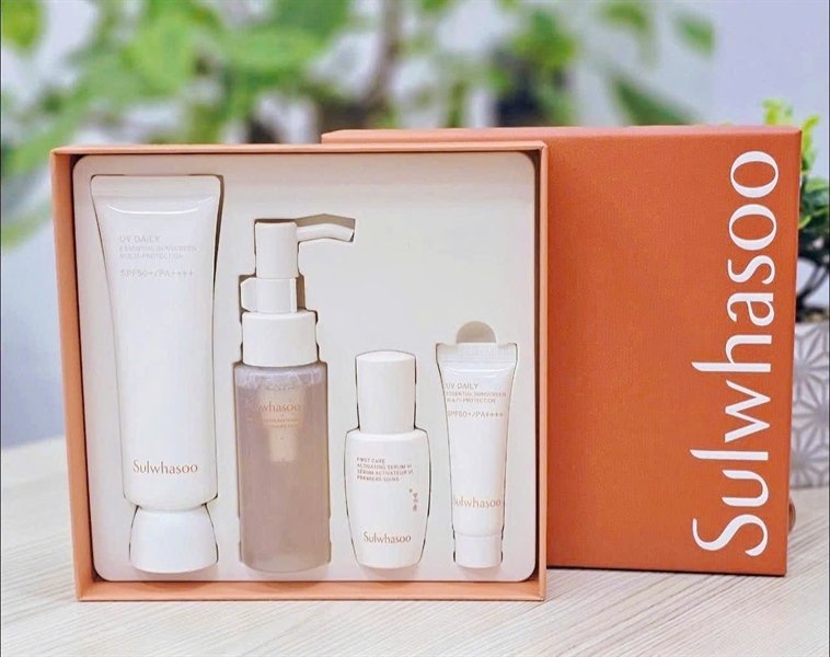 Set KCN Sulwhasoo New - Tone Up - Có Nâng Tông