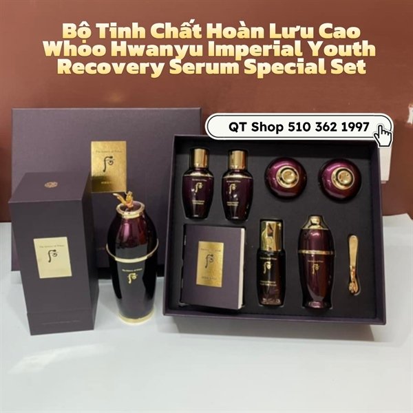 THE WHOO - Hoàn Lưu Cao Set Tinh Chất HLC - 550$