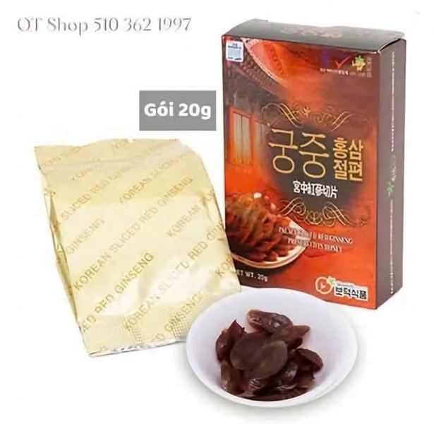 55d1996672cc4a31a6ac98cb9ee23a88 Sâm Lát Mật Ong Hoàng Cung - 10 gói - 25$ - BỎ HỘP