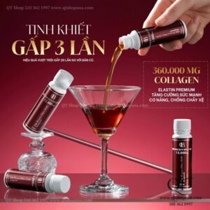 5683b003fcb84172bbbb2a5f09fa068f CELLA Collagen Premium 360.000mg - Vị Lựu - 30 lọ x 25ml - EXP 202810