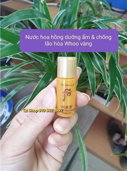 Sample NHH + Sữa Dưỡng Whoo Vàng - 30eax2 - EXP 202709