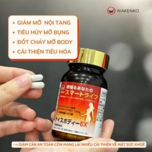 Viên uống giảm mỡ bụng gừng đen Nice Body Ex - Japan - EXP 202607