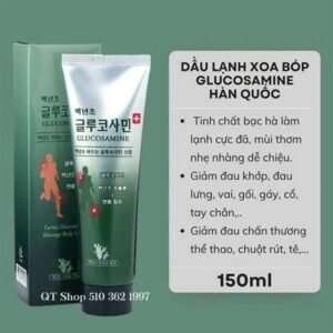 5cea30c3cc0a4cedbf3176ea36fd2e81 Dầu Lạnh Glucosamine Hàn Quốc - EXP 202902
