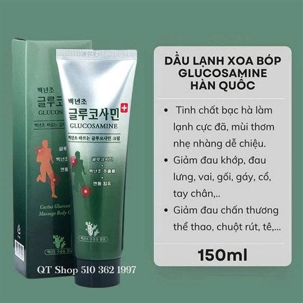 5cea30c3cc0a4cedbf3176ea36fd2e81 Dầu Lạnh Glucosamine Hàn Quốc - EXP 202902
