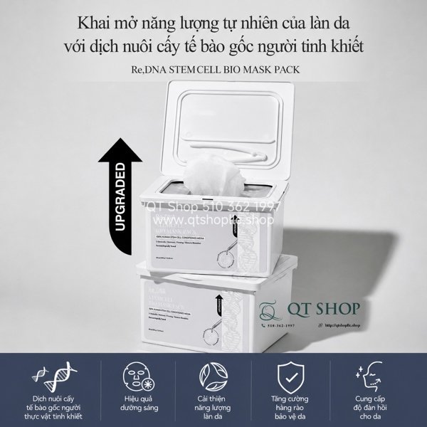 Mask tế bào gốc Re, DNA (30 miếng) - Exp 2029.01