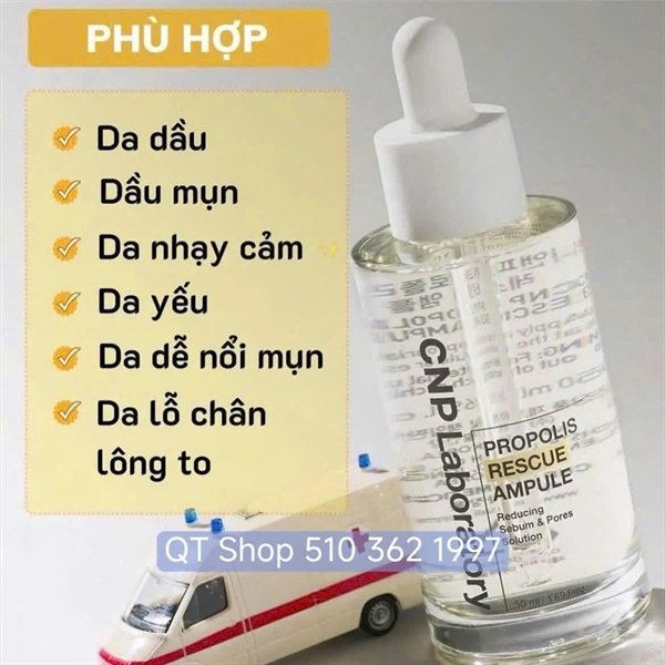Serum Keo Ong CNP - da dầu - nhạy cảm - HỘP TRẮNG - EXP 202801