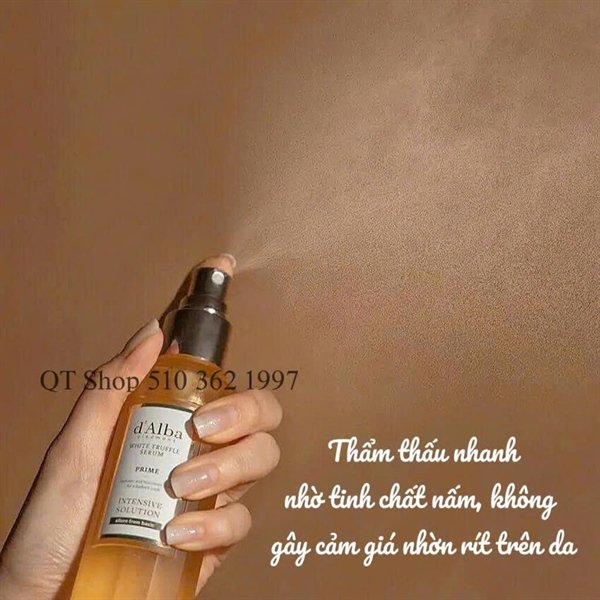 Mist Xịt Khoáng Bơ d'Alba White Truffle Prime Exo Serum - 100ml - EXP 20280930