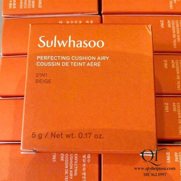 5ed1c4e10940434891e246ef07382b0d SULWHASOO - Mini Perfecting Cushion Airy 5g - Tông #21
