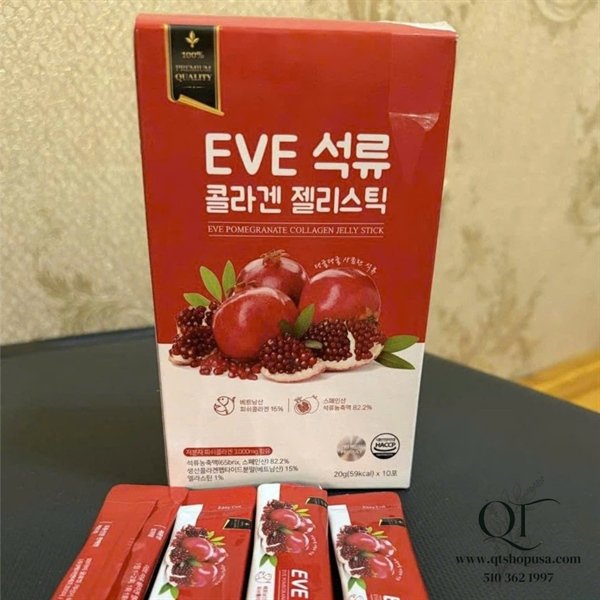 Thạch Lựu Collagen EVE - 20 tép - EXP 202712