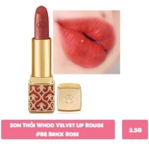 5f6a4383017c4e7696765825a8986fcd Son Màu Whoo - Màu 88 - Brick Rose - Đỏ Gạch - EXP 202608