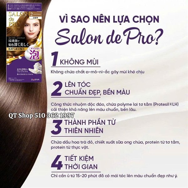 Dầu Gội Phủ Bạc Salon - Số 2 - Japan