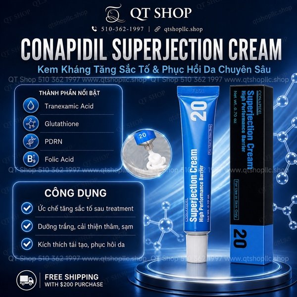 Pharmesthetic - Superjection Cream - Kem Trị Nám Tàn Nhang - Hãng Định Vị
