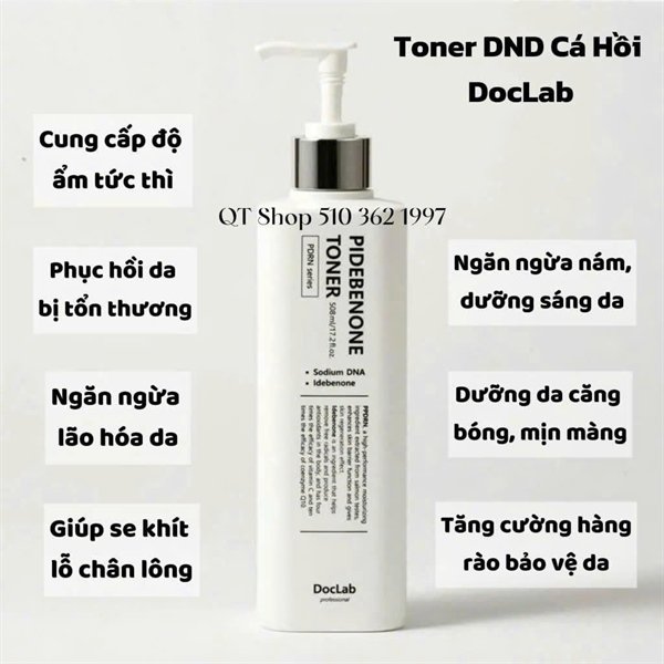 64ac72253dc54106a4802020552e5422 DOCLAB - Toner DNA Cá Hồi - 508ml - EXP 202803