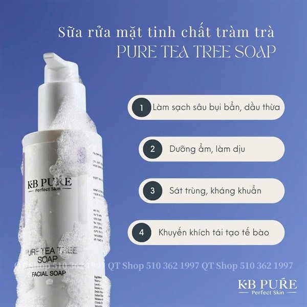 679ca95bc5dd44b8ace7ecebb7154f00 KB Pure - SRM Sữa Rửa Mặt Tea Tree - 250ml