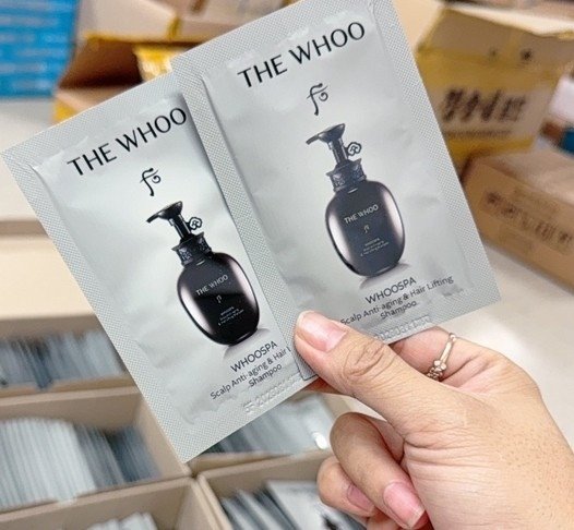 Sample Dầu Gội Whoo Mới - 7ml x 50 gói - EXP 202812