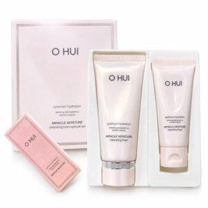 OHUI - SRM Sữa Rửa Mặt Ohui Hồng - 200ml + 100ml - EXP 202806