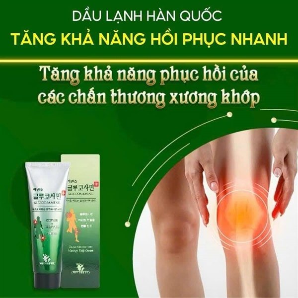 6af6efda6aec4ff580a57104ac343cfc Dầu Lạnh Glucosamine Hàn Quốc - EXP 202902