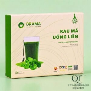 RÁCH HỘP - Bột Rau Má Không Đường VN - 15 gói x 3gr
