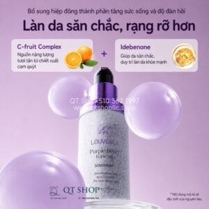 6c7f396e1a6444b08df618a6101dad35 LOUVCELL - Purple Berry Tone Up Sunserum - 50ml - EXP 202905