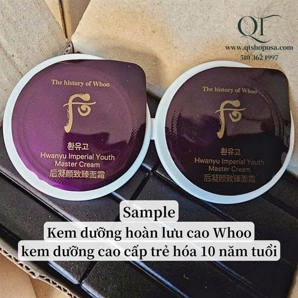 THE WHOO - Hoàn Lưu Cao Sample Kem Mặt HLC Tím - 20ea