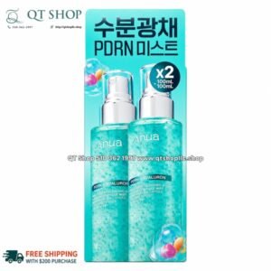 ANUA - Xịt Khoáng PDRN Hyaluronic Acid Hydrating Capsule Mist - 100ml x 2 chai