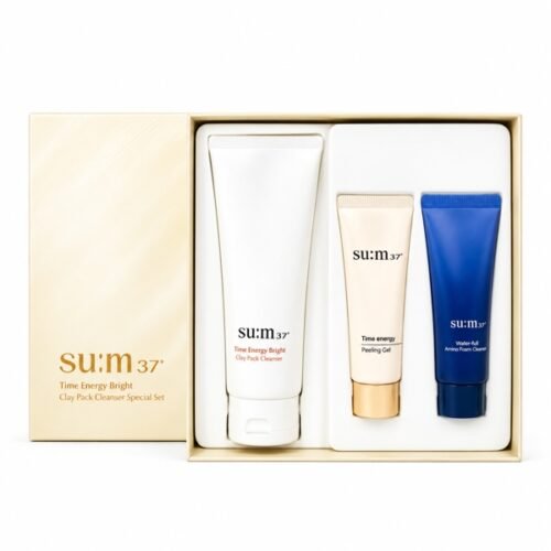 6d9465f53aea430da557698fc39bb797 SUM37 - Mặt Nạ SRM Sum Đất Sét Time Energy Bright Clay Pack Cleanser 150ml - EXP 202706