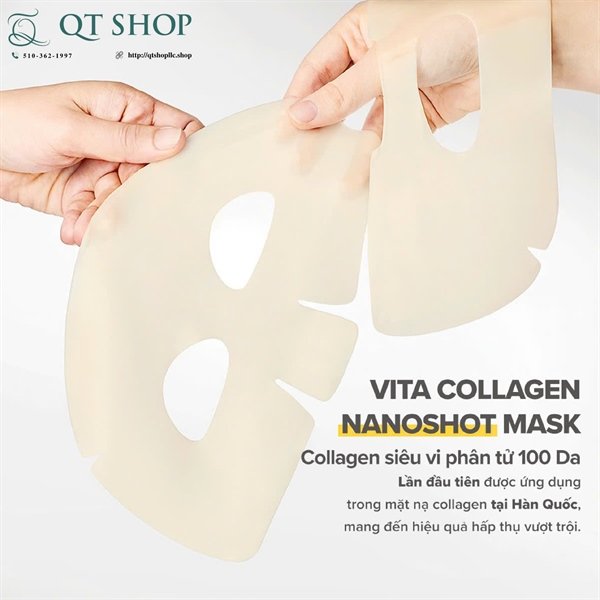 MEDIANSWER - Mặt Nạ Thạch Vita Collagen Nanoshot - VÀNG - 5 ea