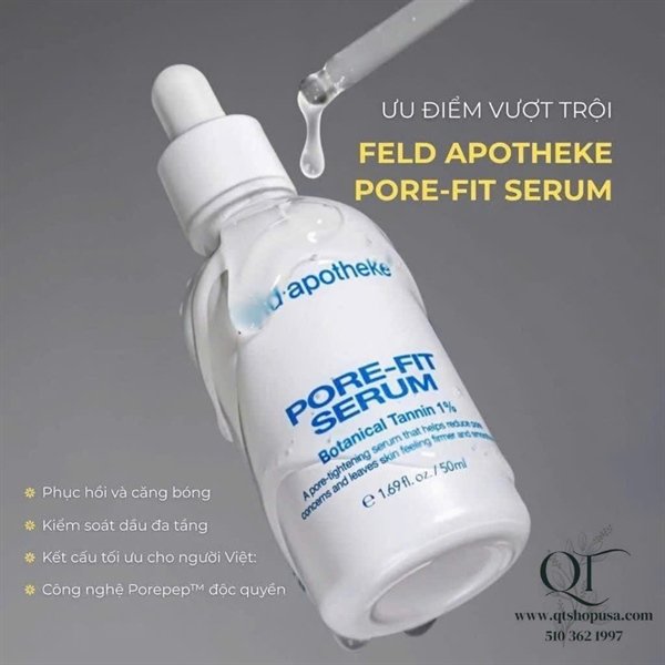 Feld Apotheke Pore-Fit Serum – Giải Pháp Se Khít Lỗ Chân Lông Chuyên Sâu